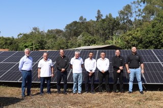 Sicoob Credinter inaugura terceira usina fotovoltaica