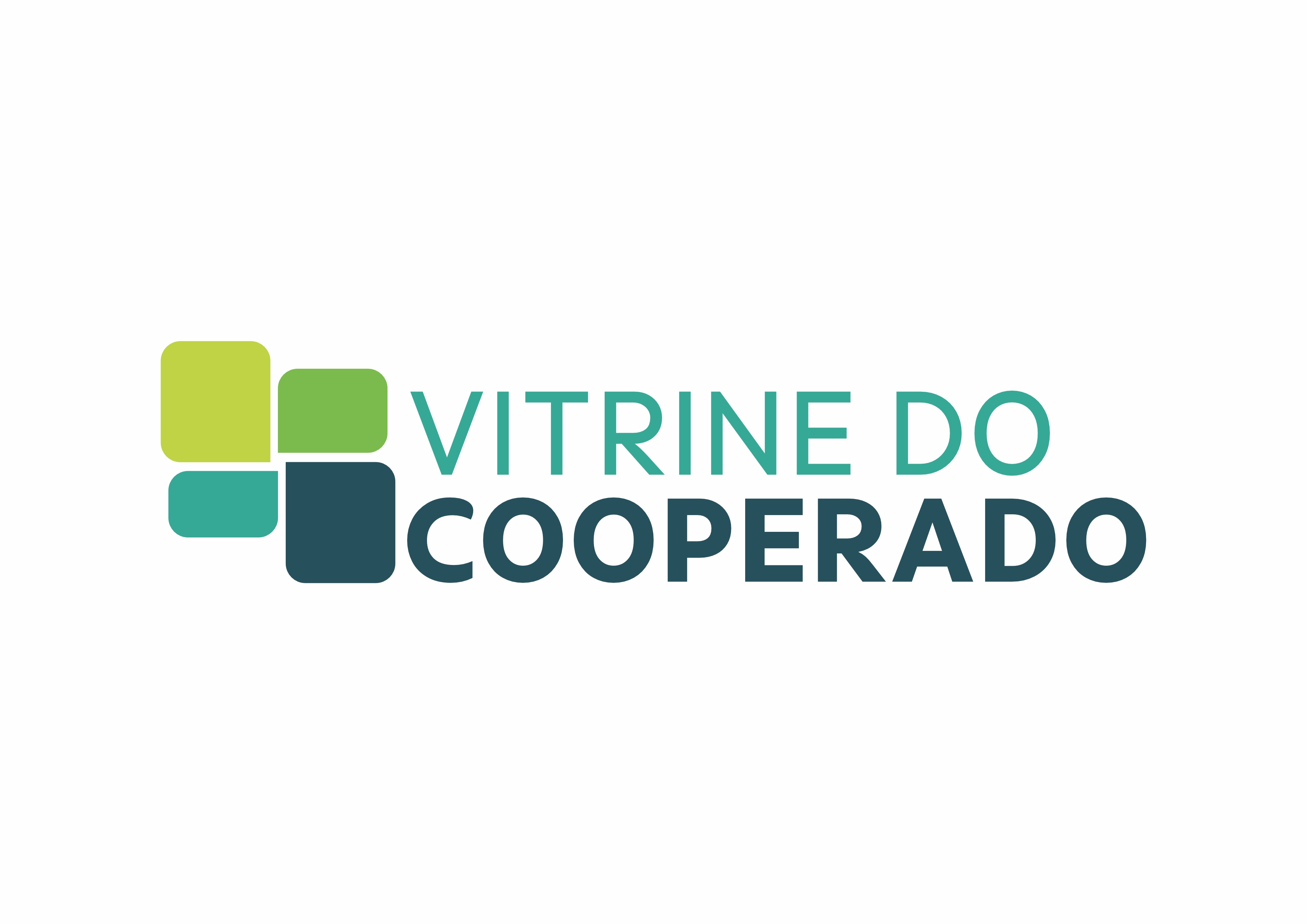 Logo da Vitrine do Cooperado, projeto desenvolvido pelo Sicoob Credivar