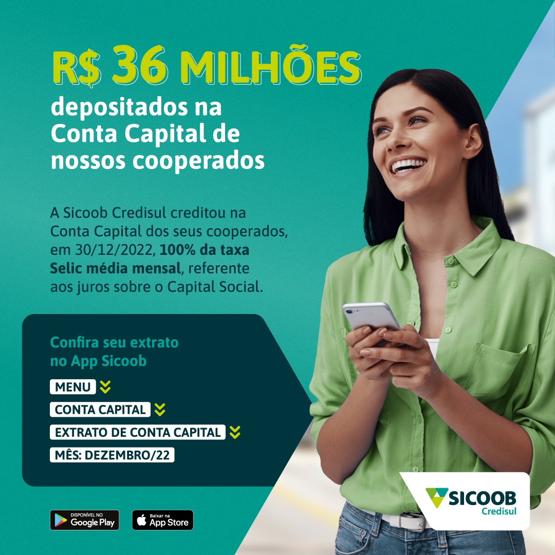 Sicoob Credisul Realiza Pagamento De R$ 36 Milhões De Juros Ao Capital ...